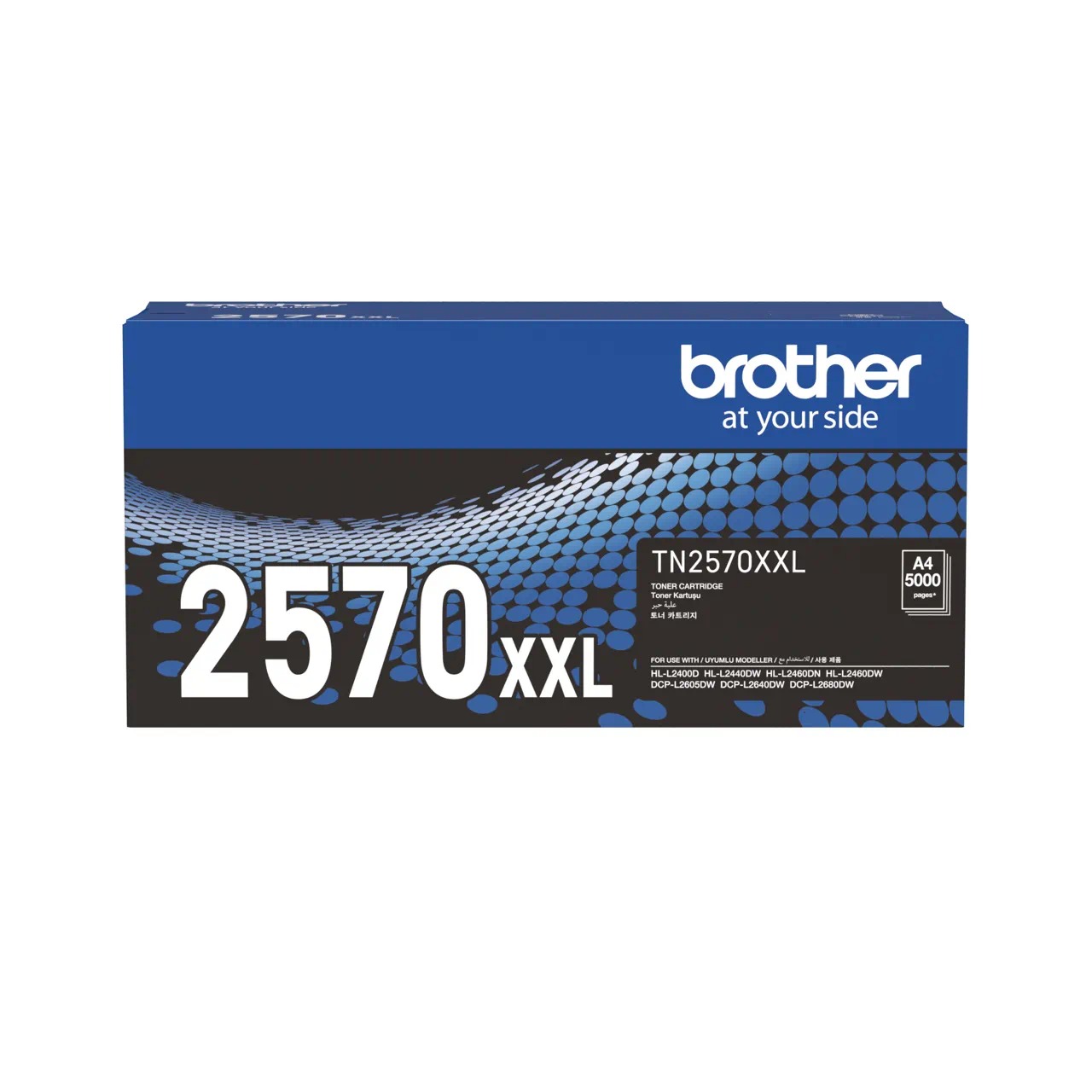 TONER TN-2570XXL USE WITH (HL-L2400D, HL-2440DW, HL-L2460DN, HL-L2460DW, DCP-L2605DW, DCP-L2640DW, DCP-L2680DW)