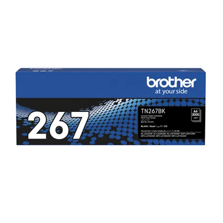 TONER (TN-267 Black Toner Cartridge) USE WITH ( HL-L3210CW, HL-L3230CDN, HL-L3270CDW, DCP-L3551CDW, MFC-L3735CDN, MFC-L3750CDW, MFC-L3770CDW)